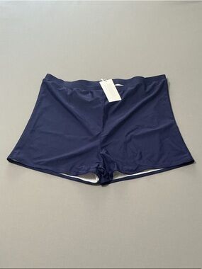 BloomChic Navy Blue Swim Shorts- Size 28
